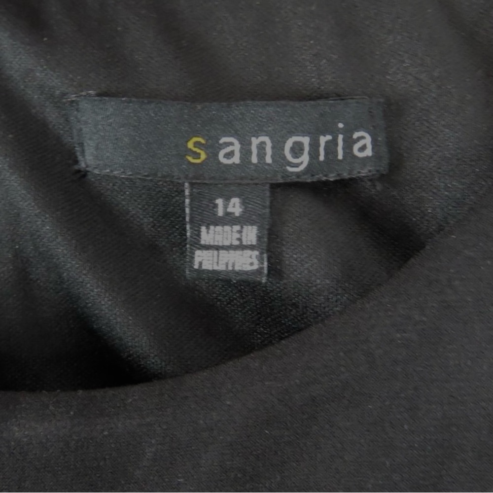 Sangria Black Halter Maxi Sleeveless Ruched Pleated Ankle Length Dress Gown - Picture 7 of 9